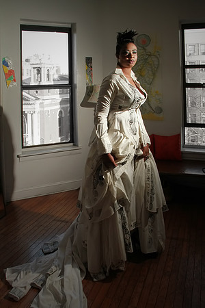 Model: Blake Banks            Designs: Donna Dove  Harlem NYC